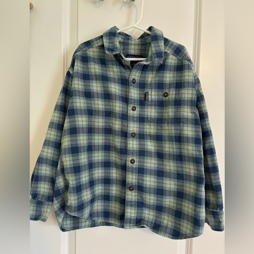 Boys Patagonia Flannel Buttondown  S (7-8)